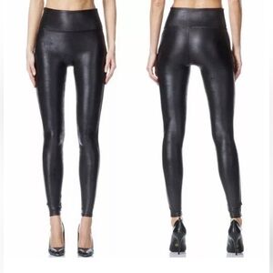 Spanx Black Faux‎ Leather Leggings Shapewear
Women's Large